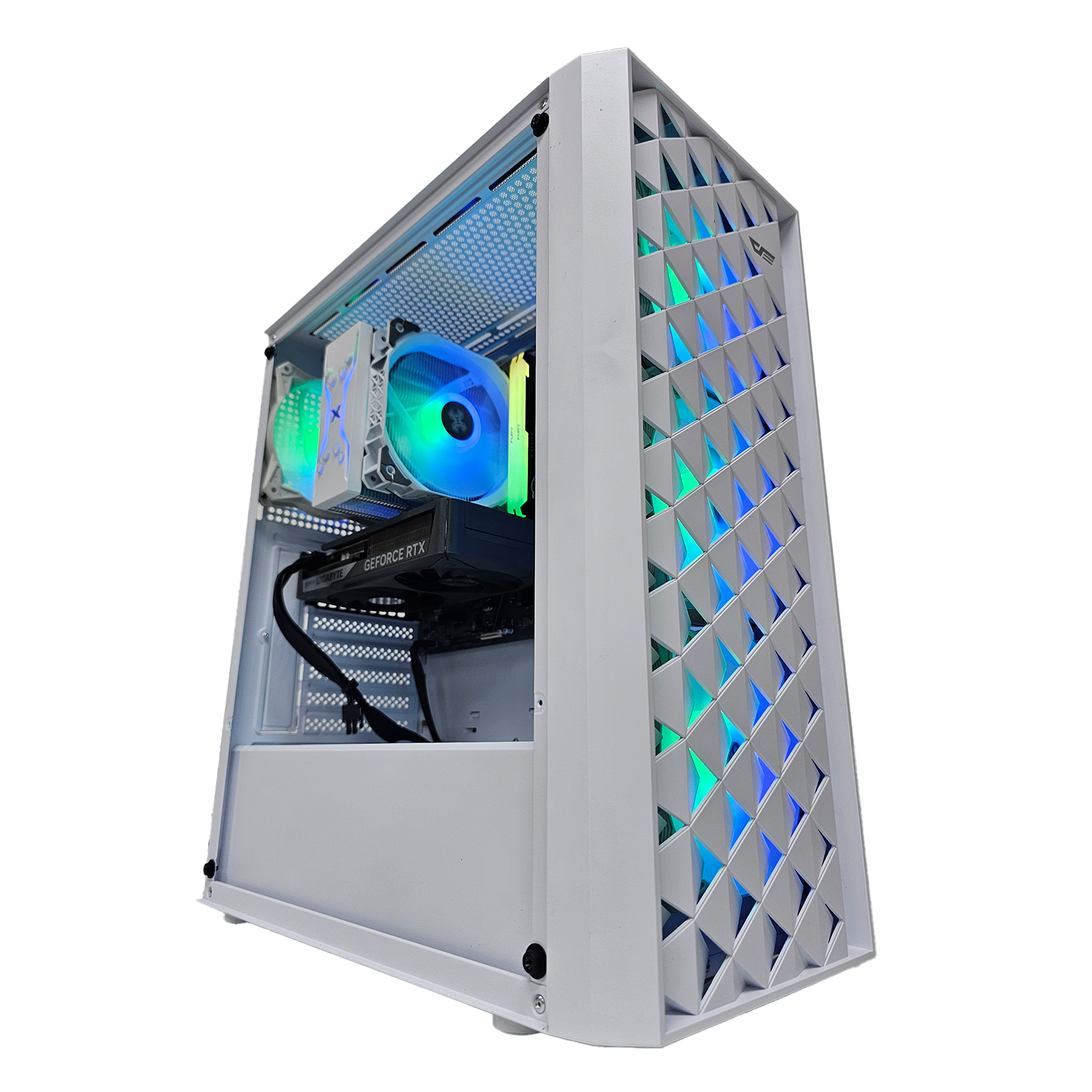 GAMING PC WHITE 1 - RTX 5060 Eagle Gaming OC 8GB - i5-13400F - بي سي ألعاب