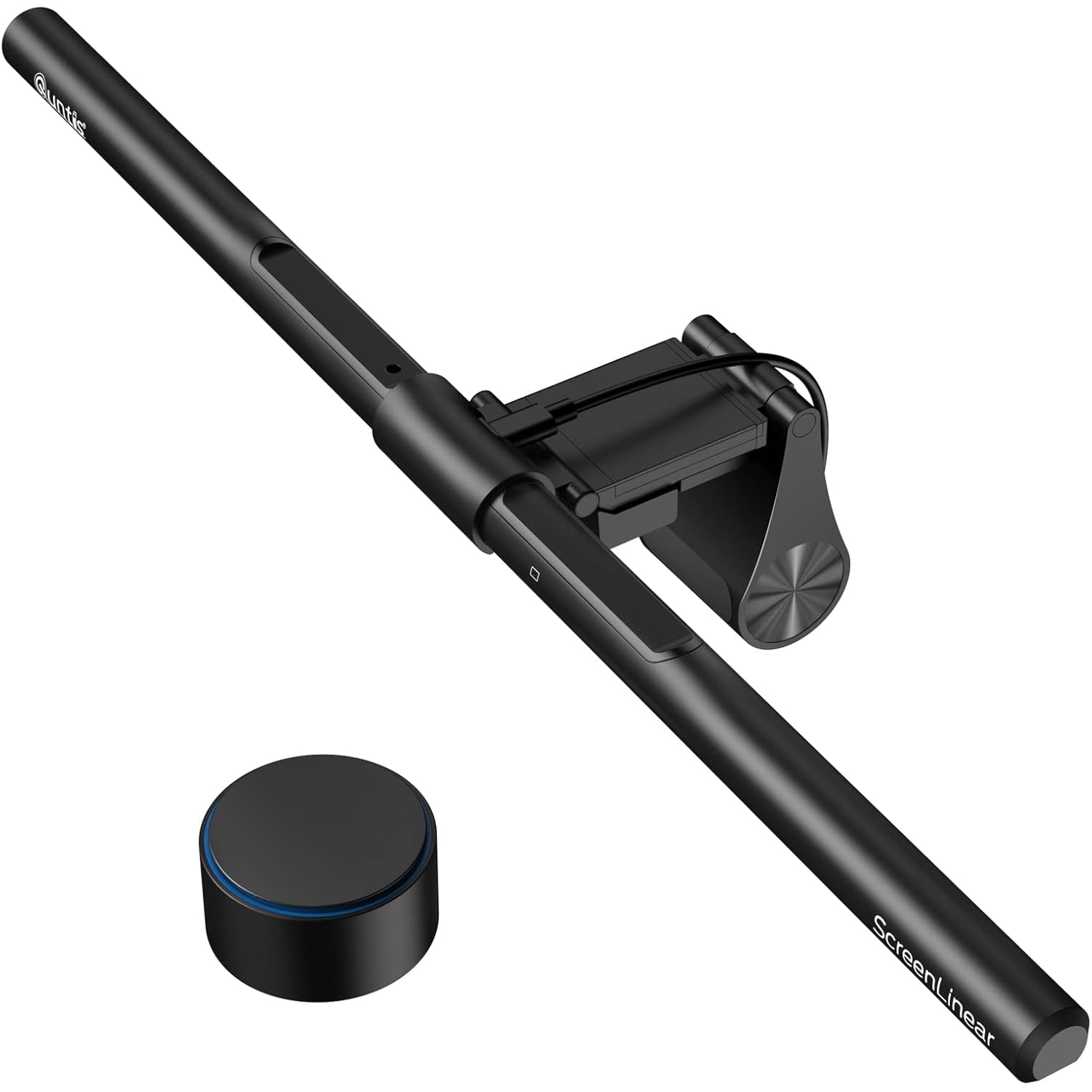 Quntis Monitor Light Bar PRO+ Wireless Remote, Fit for Curved/Flat Monitor, Eye Protection Black - شريط إضائة للشاشة Quntis Monitor Light Bar PRO+ Wireless Remote, Fit for Curved/Flat Monitor, Eye Protection Black - شريط إضائة للشاشة