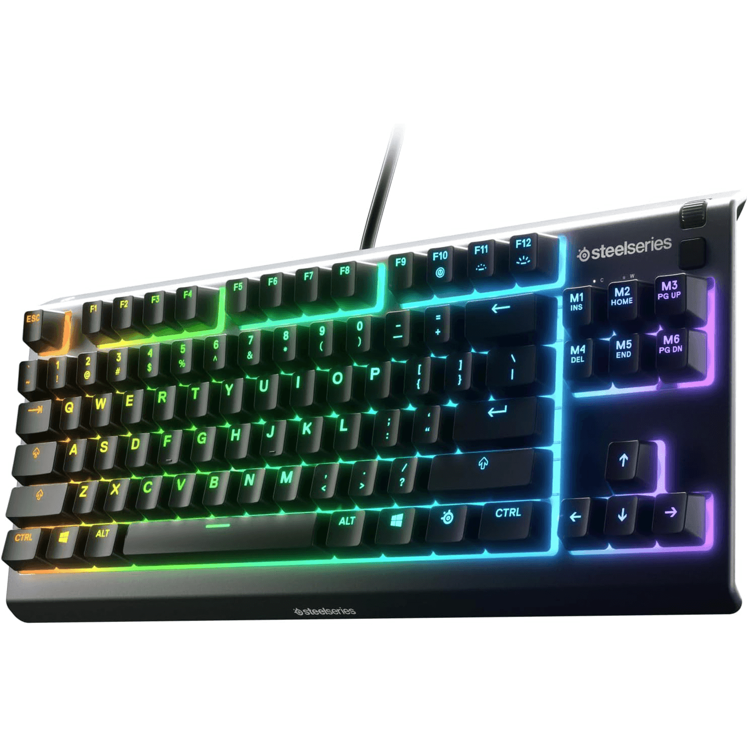 SteelSeries Apex 3 TKL Wired RGB membrane Gaming Keyboard - كيبورد احترافي SteelSeries Apex 3 TKL Wired RGB membrane Gaming Keyboard - كيبورد احترافي