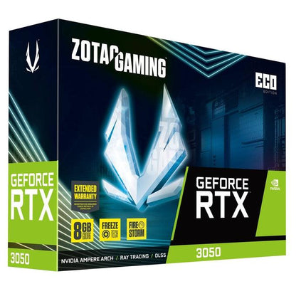 Zotac Gaming GeForce RTX 3050 Eco 8GB GDDR6 Graphics Card - كرت الشاشة - PC BUILDER QATAR - Best PC Gaming Store in Qatar 