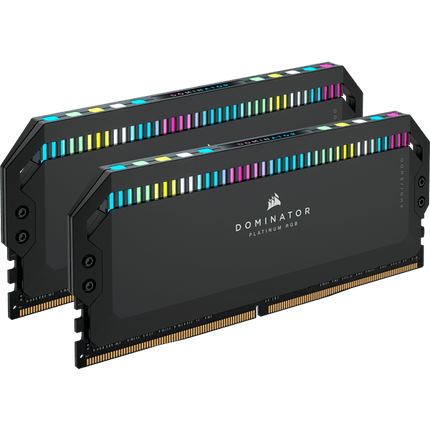 Corsair Dominator Platinum RGB 32GB (2x16GB) CL36 5600MHz Memory - black - الذاكرة العشوائية - PC BUILDER QATAR - Best PC Gaming Store in Qatar 