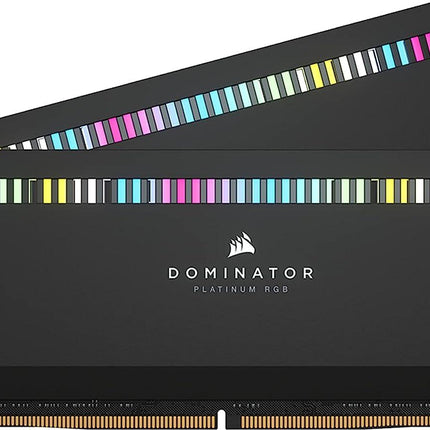 Corsair Dominator Platinum RGB 32GB (2x16GB) CL36 5600MHz Memory - black - الذاكرة العشوائية - PC BUILDER QATAR - Best PC Gaming Store in Qatar 