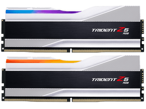 G.SKILL Trident Z5 RGB Series 32GB (2 x 16GB) CL36 PC RAM DDR5 6000 MHZ-SLIVER - الذاكرة العشوائية