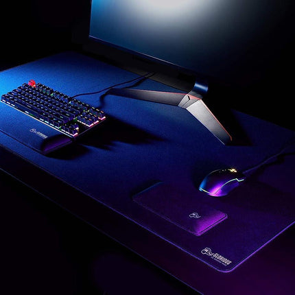 Glorious 3XL Extended Gaming Mouse Pad 24x48 Black - حصيرة الفأرة - PC BUILDER QATAR - Best PC Gaming Store in Qatar 