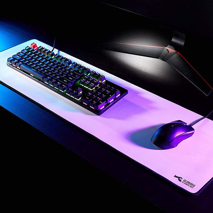 Glorious Gaming Extended Gaming Mouse Mat - White - حصيرة الفأرة - PC BUILDER QATAR - Best PC Gaming Store in Qatar 