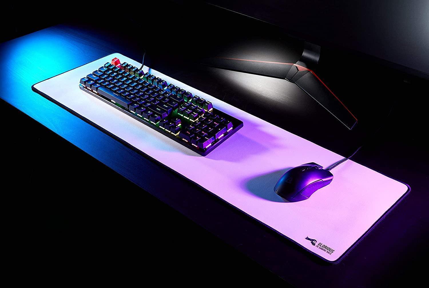 Glorious Gaming Extended Gaming Mouse Mat - White - حصيرة الفأرة - PC ...