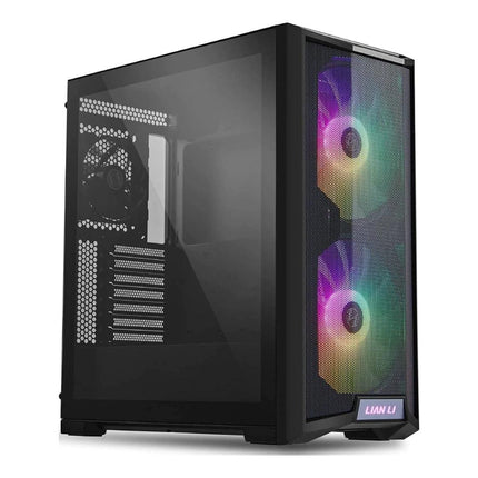 Lian Li Lancool 215 Tempered Glass Mid Tower Case - Black - صندوق - PC BUILDER QATAR - Best PC Gaming Store in Qatar 