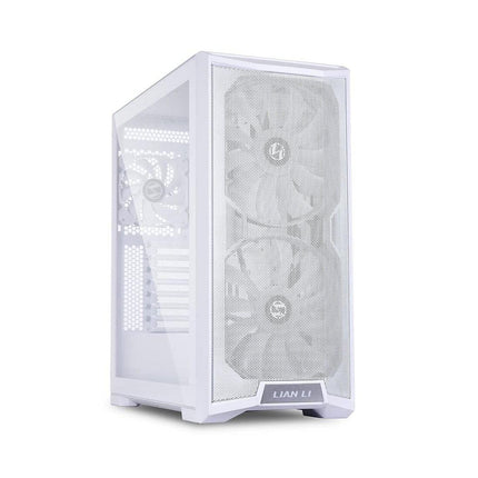 Lian Li Lancool 215 Tempered Glass Mid Tower Case - White - صندوق - PC BUILDER QATAR - Best PC Gaming Store in Qatar 