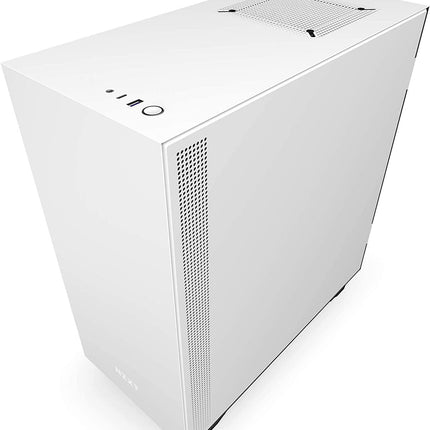 NZXT H510i ATX Mid Tower Case - White - صندوق - PC BUILDER QATAR - Best PC Gaming Store in Qatar 