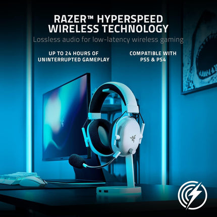 Razer BlackShark V2 Pro Wireless Gaming Headset - White Edition - سماعة - PC BUILDER QATAR - Best PC Gaming Store in Qatar 