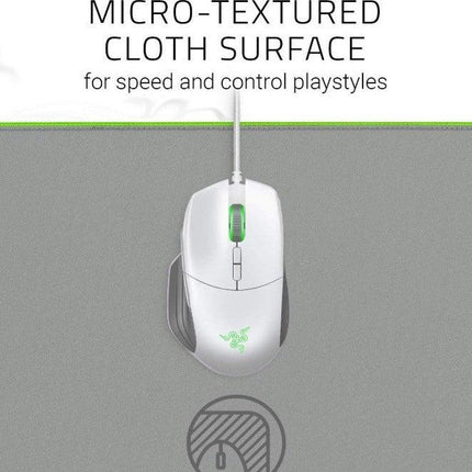 Razer Goliathus Speed Gaming Mouse Mat - Extended - Mercury Edition - حصيرة الفأرة - PC BUILDER QATAR - Best PC Gaming Store in Qatar 