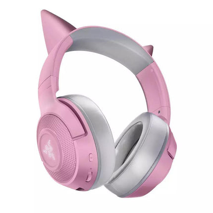 Razer Kraken BT Bluetooth Pink Gaming Headset - Kitty Edition - سماعة - PC BUILDER QATAR - Best PC Gaming Store in Qatar 