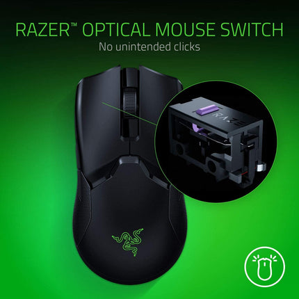 Razer Viper Ultimate Ambidextrous Wireless Gaming Mouse with Charging Dock - فأرة - PC BUILDER QATAR - Best PC Gaming Store in Qatar 